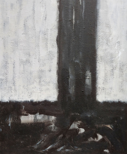 Abstract schilderij uit 2012 door de Belgische kunstenaar Paul Vanden Bosch (Hilderson)