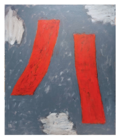 Groot abstract schilderij van Paul Vanden Bosch