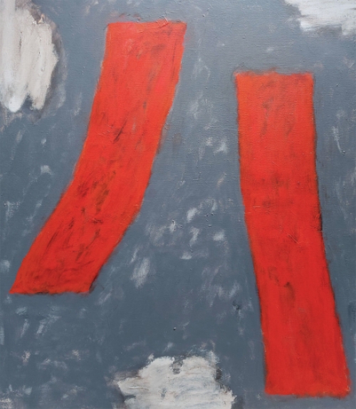 Abstract schilderij door de Belgische kunstenaar Paul Vanden Bosch (Hilderson)