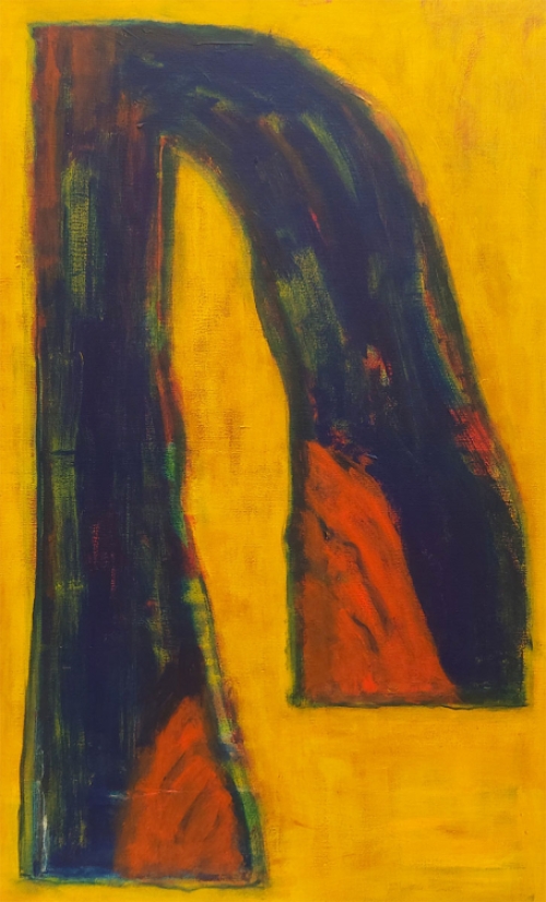Abstract schilderij van Paul Vanden Bosch (Hilderson), 2003