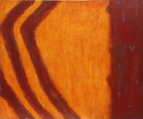 Groot abstract schilderij uit 2009 van Hilderson kopen
