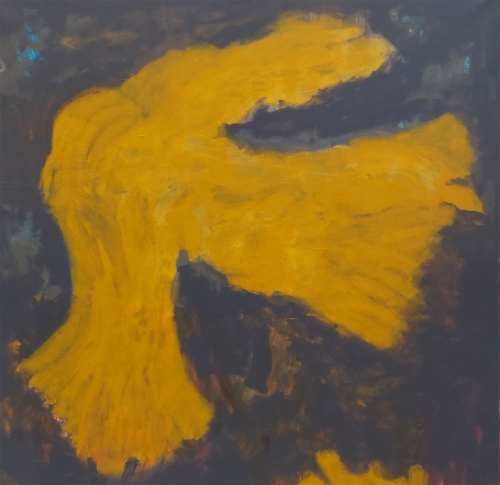 Abstract schilderij door de Belgische kunstenaar Paul Vanden Bosch (Hilderson)