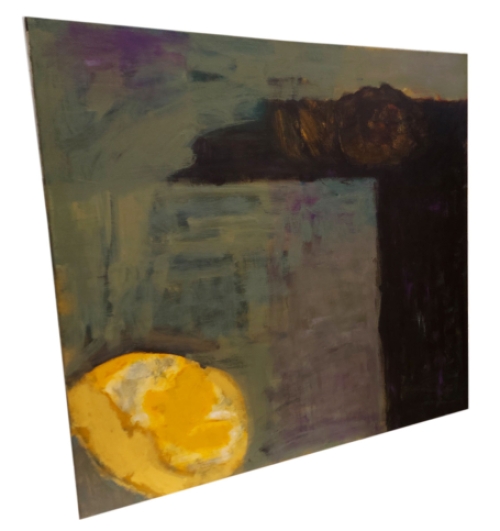 Groot abstract schilderij uit 2009 kopen