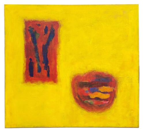 Groot abstract schilderij van Paul Vanden Bosch