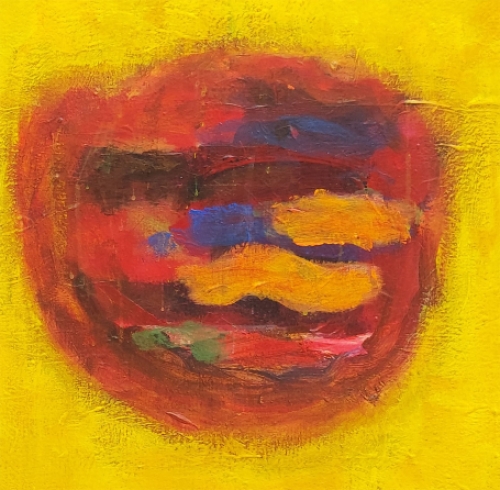 Abstract schilderij van Paul Vanden Bosch (Hilderson) kopen