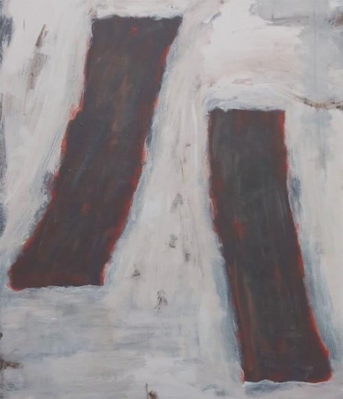 Abstract schilderij door de Belgische kunstenaar Paul Vanden Bosch (Hilderson)