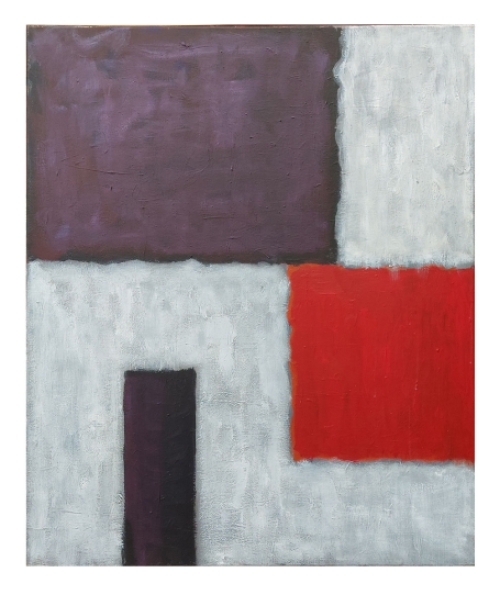 Groot abstract schilderij van Paul Vanden Bosch
