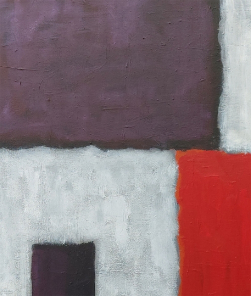 Abstract schilderij door de Belgische kunstenaar Paul Vanden Bosch (Hilderson)