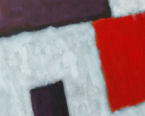 Abstract schilderij van Paul Vanden Bosch (Hilderson), 2012