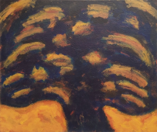Groot abstract schilderij van Hilderson kopen