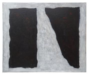 Groot abstract schilderij van Paul Vanden Bosch