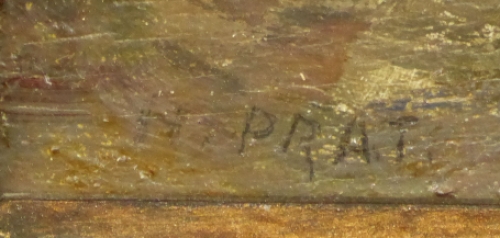 Peintre belge Hippolyte Prat