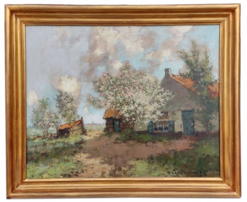 Schilderij van Belgische schilder Henri Joseph Pauwels