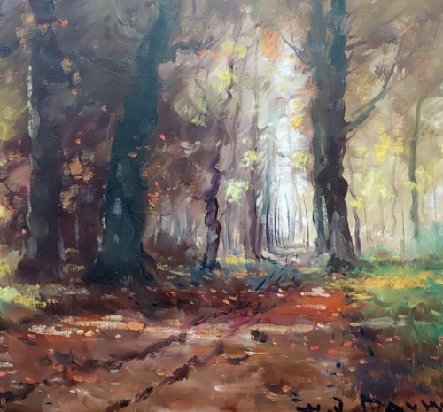 Belgische kunstenaar, kunstschilder H. J. Pauwels