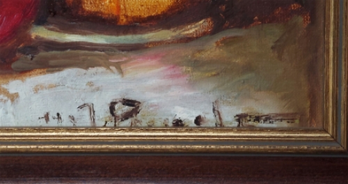Belgische kunstenaar, kunstschilder H. J. Pauwels