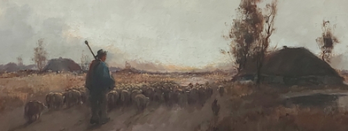 Belgische kunstenaar, kunstschilder H. J. Pauwels