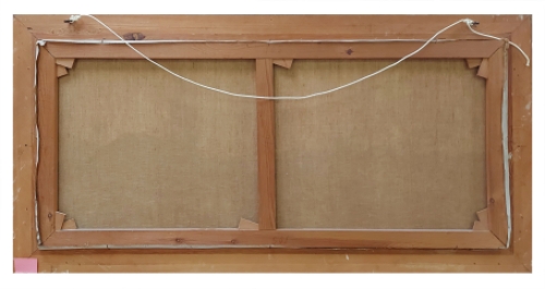 Herder met schapen op de heide