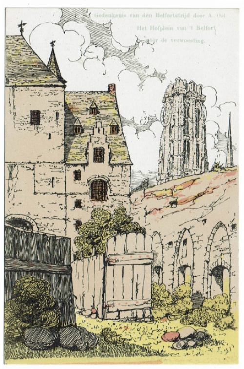 Postkaart van Alfred Ost