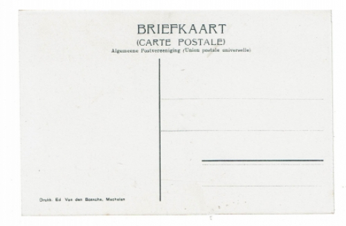Postkaart van de Mechelse kunstenaar Alfred Ost