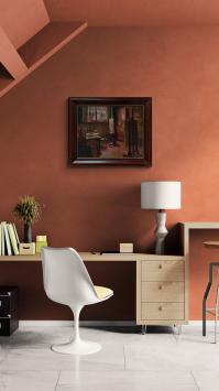 Intérieur de l'atelier (hiver)