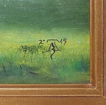 Schilderij op paneel geschilderd door Hough Teresa Beth