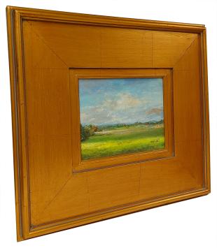 Hough Teresa Beth met een kunstwerk