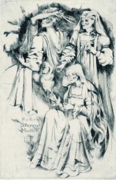 Ex libris voor Johannes Modlich