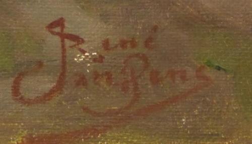 Peintre belge René Janssens