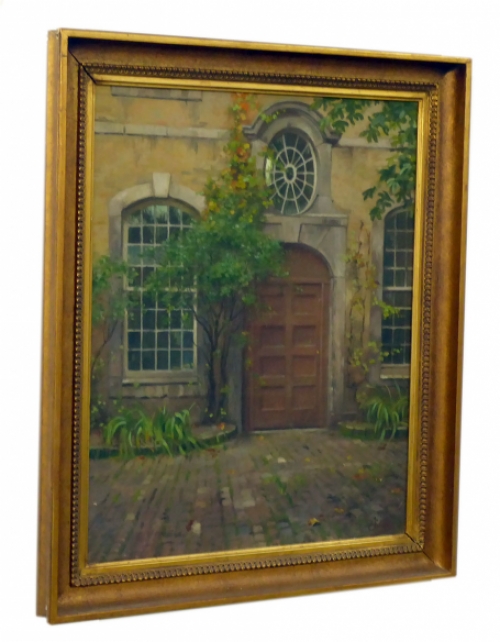 De Belgische kunstschilder René Janssens