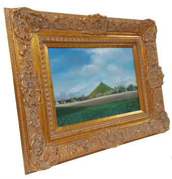 Een zicht op de heuvel van Waterloo