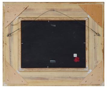 View of the Lion’s Mound in Waterloo – painting by Teresa Beth Hough (2015)