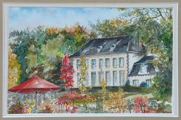 Hough Teresa Beth, Amerikaanse kunstenares met een kunstwerkje