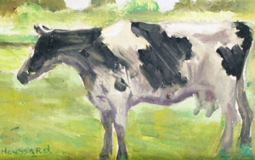 Kunstwerk van Charles Claude Houssard, de Ijzer bij Nieuwpoort