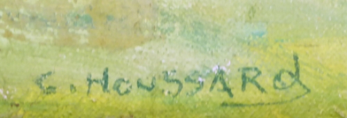 Schilderij van de Belgische schilder  Charles Claude Houssard