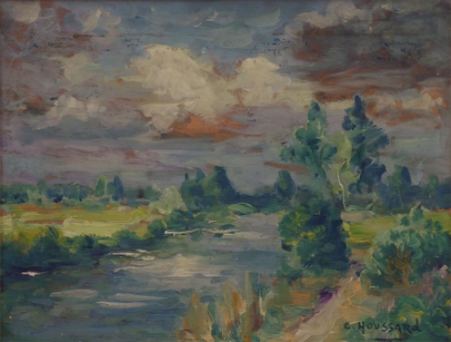 Schilderij van de Belgische kunstenaar Charles Claude Houssard