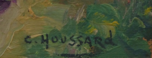 Olieverfschilderijtje van Charles Claude Houssard