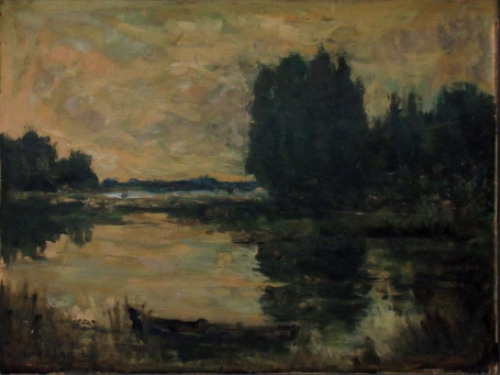 Schilderij van de Belgische kunstenaar Charles Claude Houssard