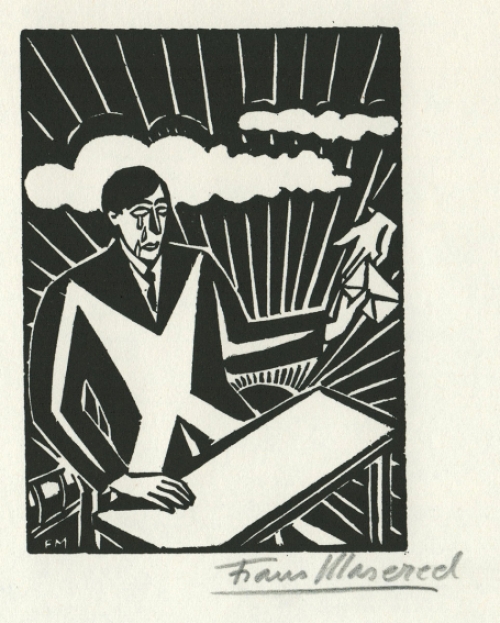 Houtsnede van Frans Masereel te koop
