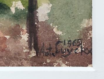 Aquarel van Antoon Luyckx kopen uit 1965