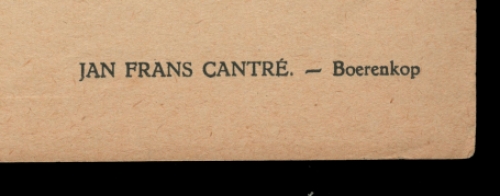 Boerenkop van Jan Frans Cantré