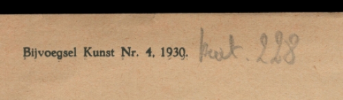 Houtsnede, Boerenkop 1930