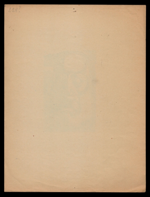 Houtsnede, Boerenkop 1930