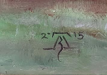 Schilderij op paneel geschilderd door Hough Teresa Beth