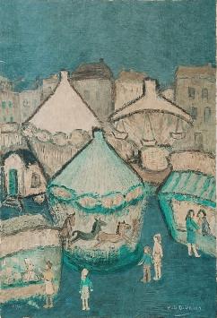 Genummerde litho van Hubert De Vries kopen