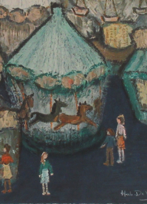 Kunstwerkje van Hubert De Vries, een Antwerpse kunstenaar