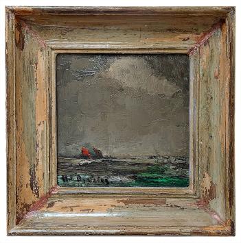 Schilderij van de Belgische kunstenaar Hubert De Vries