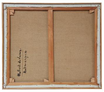 Stilleven met flessen en vissen op tafel 1962