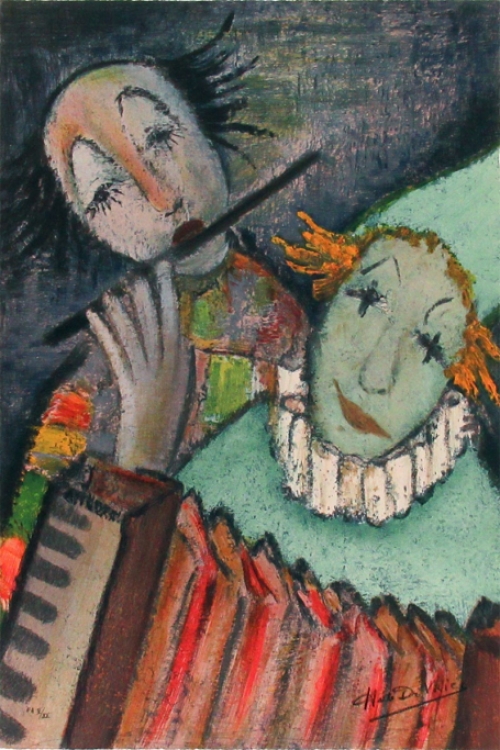 Kunstwerkje van Hubert De Vries, een Antwerpse kunstenaar