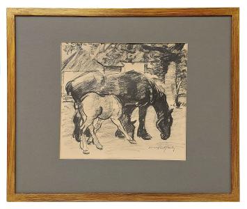 Litho van de Belgische kunstenaar Hubert Malfait  kopen