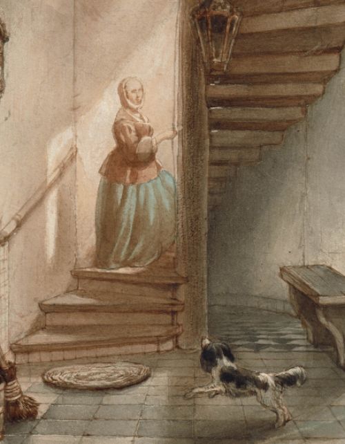 Schilderij van Hubertus van Hove Nederlandse schilder